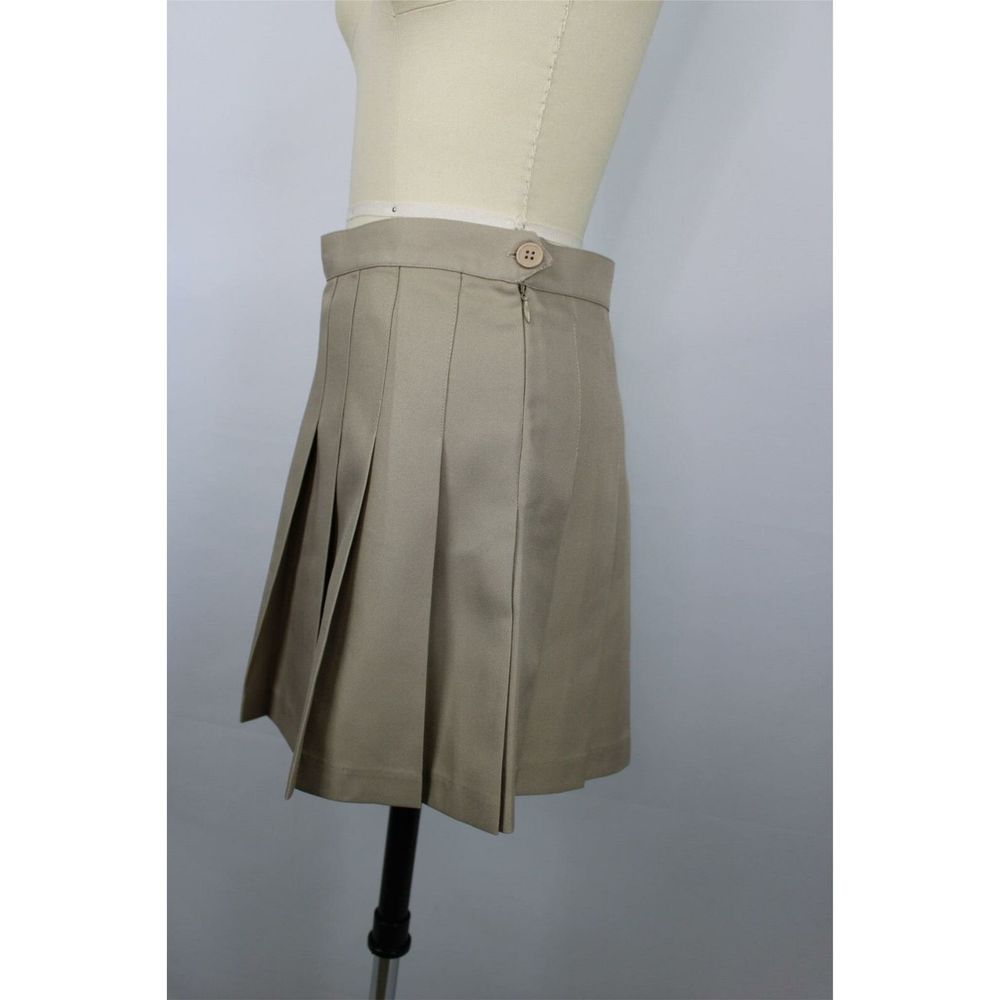 American Apparel Tennis Skirt Sz S Khaki New $48 View 5